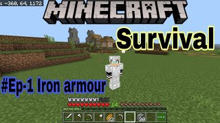 Minecraft Survival series #Ep-1 in black infinity Empire