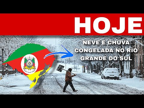 ❄️ NEVE EM SÃO JOSÉ DOS AUSENTES (RS)! Chuva Congelada e Frio Intenso - RS News com Fábio 06/09