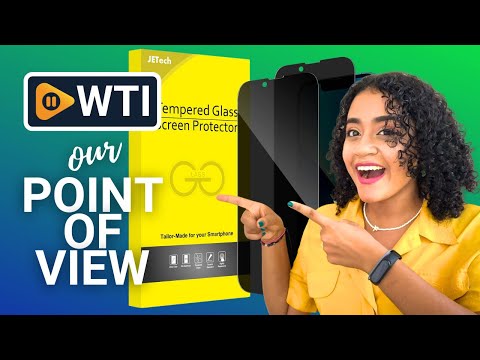 JETech Privacy Full Coverage Screen Protector for iPhone 13/13 Pro 6.1-Inch - WTI product video review