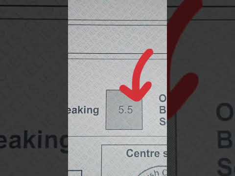 My EOR Results. My IELTS results.