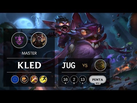 Kled Jungle vs Ivern - EUW Master Patch 9.8