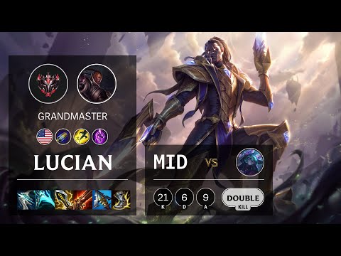 Lucian Mid vs Vex - NA Grandmaster Patch 11.23