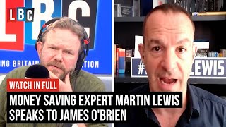 Watch in full: Martin Lewis speaks to James O'Brien | LBC