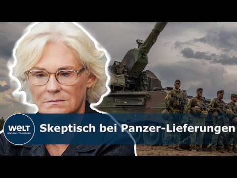 PANZER GEGEN PUTIN? Deutsche Debatte um Waffen für Ukraine - Lambrecht will keine Alleingänge