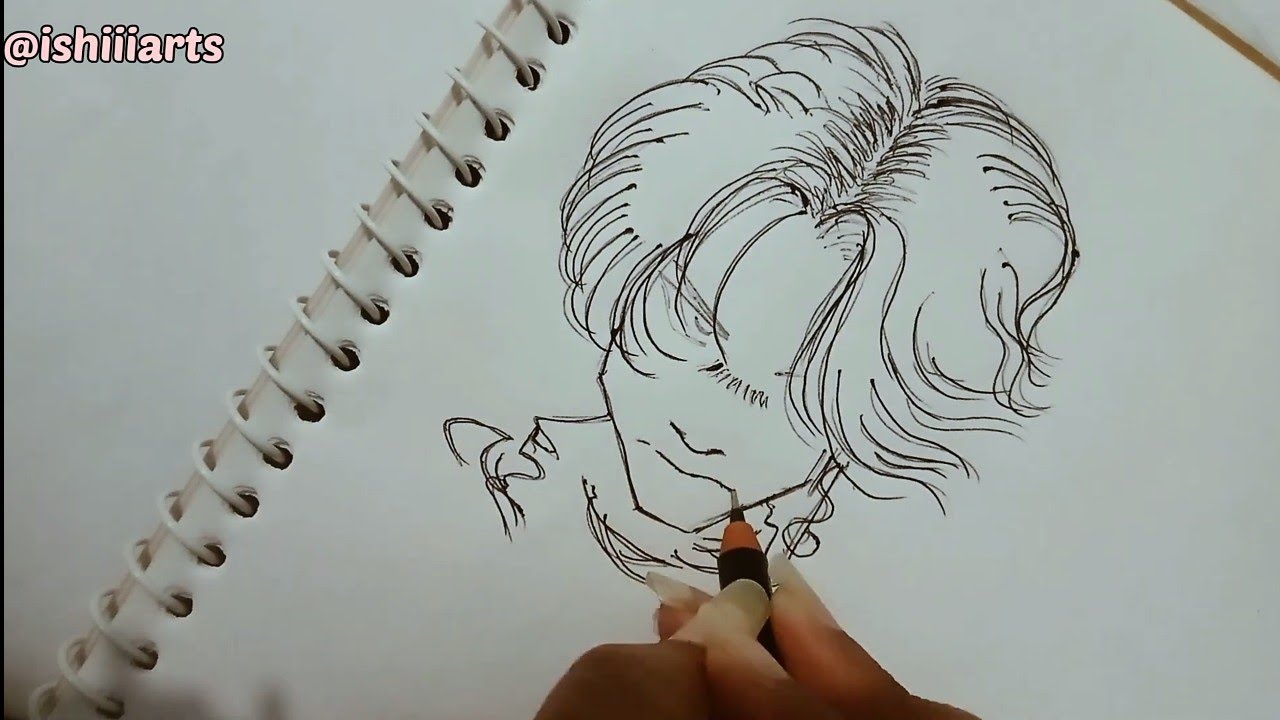 Face sketch • random character sketch • face drawing • #trending #viral #youtube #foryou