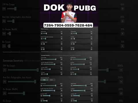 DOK Sensitivity 3.5 Update | BEST ZERO RECOIL SENSITIVITY | PUBG MOBILE/BGMI