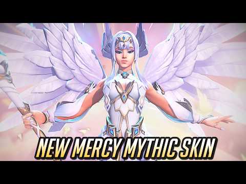 🤍 Mercy's NEW Celestial Guardian Mythic Skin 🤍 - Overwatch
