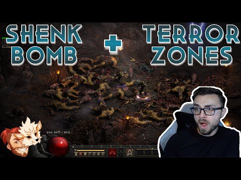 We Shenk-Bombed Two Terror Zones of Monsters! | w/ BTNeandertha1 Diablo 2 Resurrected D2R Patch 2.5
