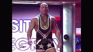Kurt Angle censors the You suck chants 11/07/2005
