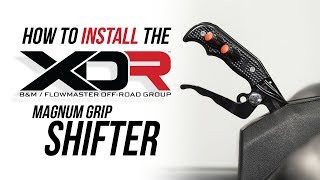 XDR Off-Road Magnum Grip Side Plate - High-Gloss Black - video thumbnail 4
