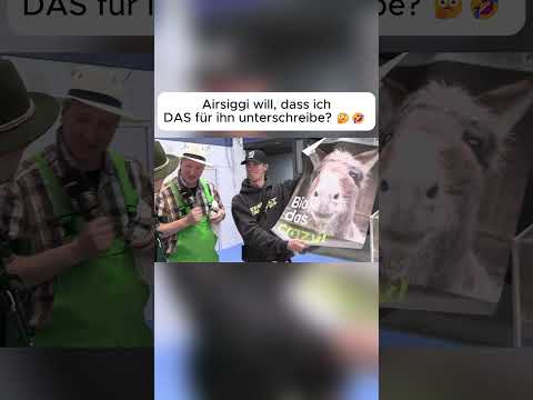 MONTES SUPERFAN SPAWNT auf der GRÜNEN WOCHE🤯🤣 @montanablack #shorts #lustig