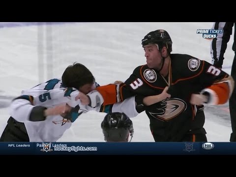 Tye McGinn vs Clayton Stoner Dec 22, 2014