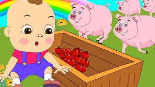 Old MacDonald Had A Farm Animal sounds Song +Johny Johny Yes Papa - Kids Songs