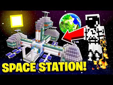 EPIC SPACE STATION BUILD! MINECRAFT TUTORIAL!