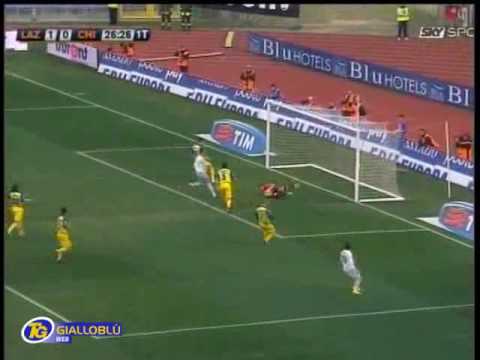 21' GIORNATA LAZIO-CHIEVO 1-1 SINTESI