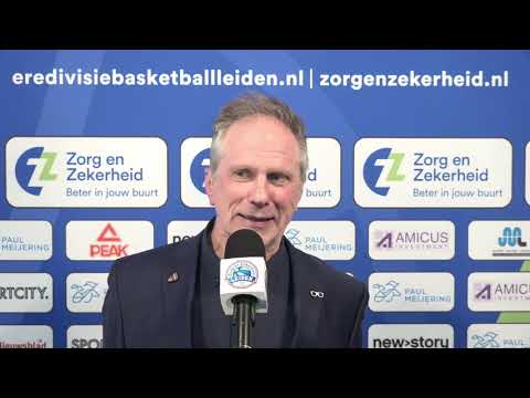 Interviews na Zorg en Zekerheid Leiden - Antwerp Giants, 2 apr. 2022
