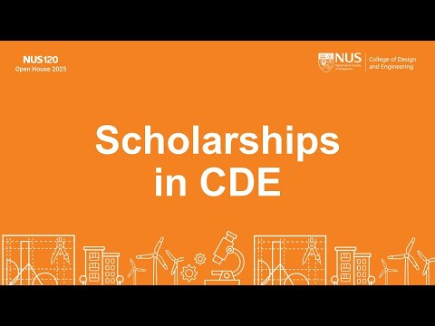 CDE e-Open House 2025: Scholarships in CDE (Programme Video)