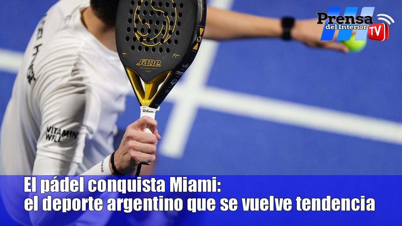 El pádel conquista Miami: el deporte argentino que se vuelve tendencia