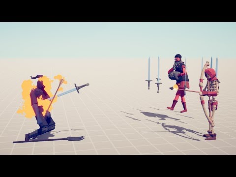 SWORDCASTER & FIRE ARCHER vs EVERY UNIT - Totally Accurate Battle Simulator TABS 1