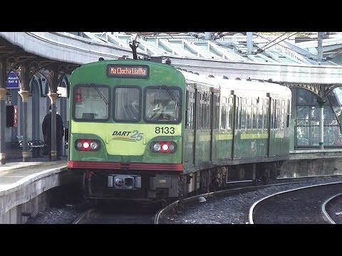 IE 8100 Class Dart Train number 8133 - Connolly Station, Dublin