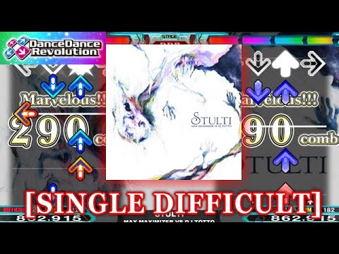 【DDR 2013】 STULTI [SINGLE DIFFICULT] 譜面確認＋クラップ