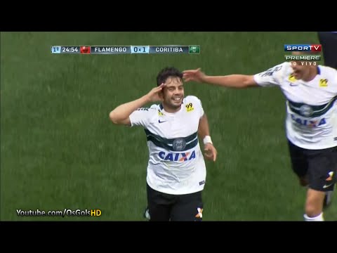 Gol de Henrique Almeida, Flamengo 0 x 2 Coritiba - Brasileirão 17/09/2015