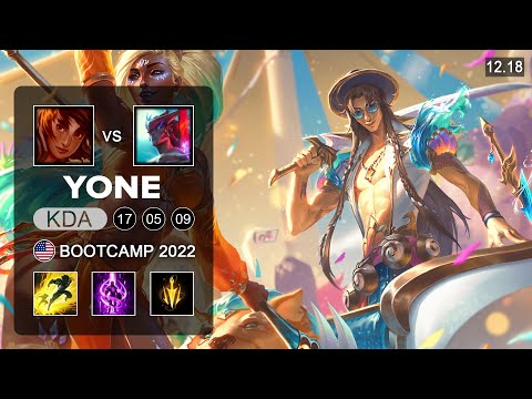 GEN Chovy Yone vs Taliyah Mid - NA BOOTCAMP WORLDS 2022 - Patch 12.18 Season 12