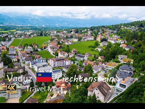 Vaduz, Liechtenstein - Travel Map (4K UHD)