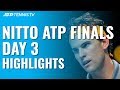 Thiem Beats Djokovic In EPIC To Reach Semis; Federer Wins | Nitto ATP Finals 2019 Day 3 Highlights