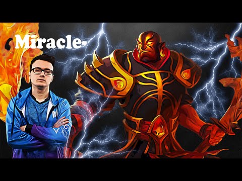 Miracle - Ember Spirit Safelane | Dota 2 7.27d Gameplay