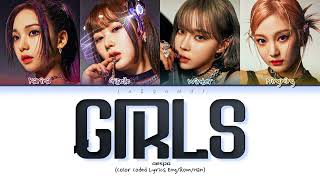 Download lagu aespa Girls Lyrics (에스파 'Girls' 가사) (Color Coded Lyrics) mp3