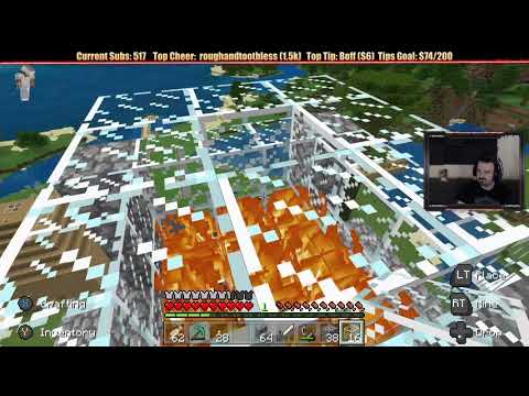 Minecraft "Chill Stream" Feb. 1, 2019 pt3 - FINISHING the Lighthouse and Fishing!