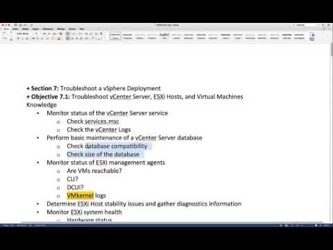 #vBrownBag Follow-Up VCP6-DCV Exam Section 7 with Jack Kramer (@sithanas)