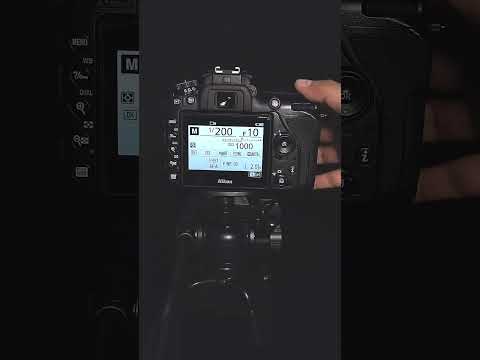 How To Use A DSLR Camera / Aperture, Shutter Speed, ISO Seeting To Manual Mode #shorts #photography
