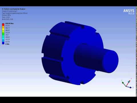 Ansys Workbench nonlinear press fit and thermal load