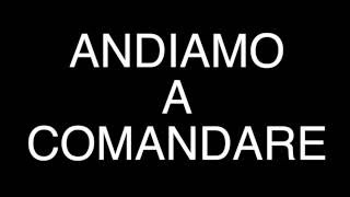 Fabio Rovazzi - Andiamo a comandare Lyrics