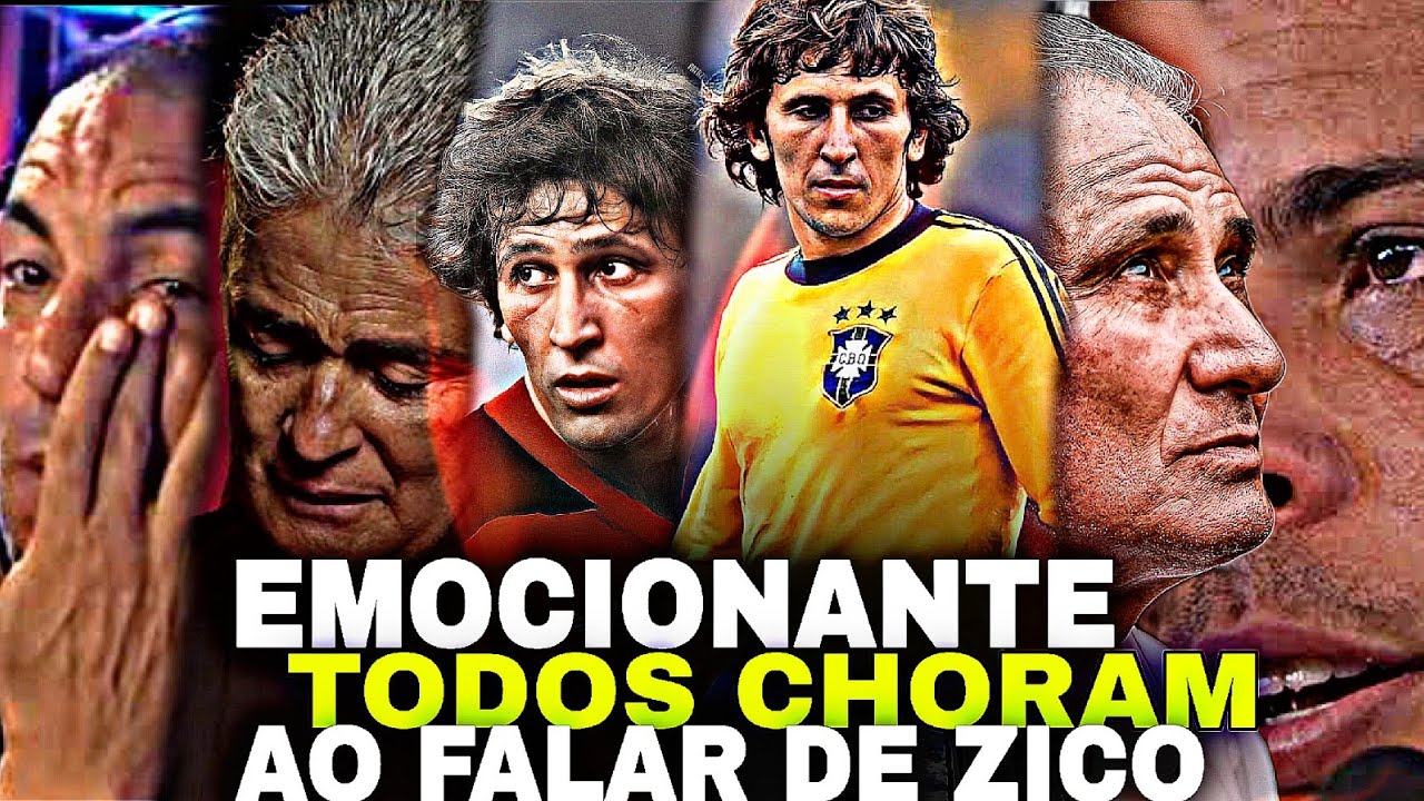 JOGADORES QUE SE EMOCIONA AO FALA DE ZICO ❤️🖤🇧🇷