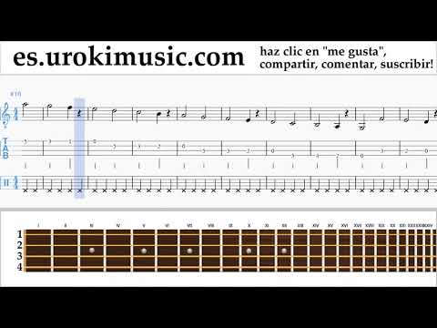 Como Tocar Banjo (Tenor irlandés) Clean Bandit - Rockabye ft Sean Paul Anne-Marie Tablatura Parte#1