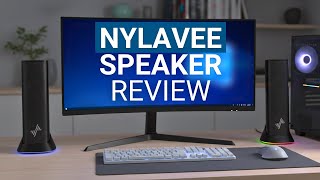 Nylavee SK700 - Best Desktop Speaker for Gaming, Editing, & Entertainment