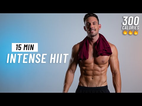 15 Min Intense HIIT Workout - ALL STANDING - No Squats or Lunges