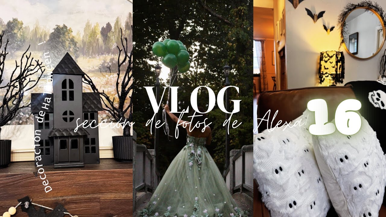 Vlog Seccion de Foto de Alexa|Decoraciones de Halloween