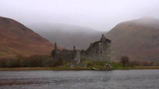 preview picture of video 'Rainy Autumn Day Kilchurn Castle Loch Awe Argyll Scotland'