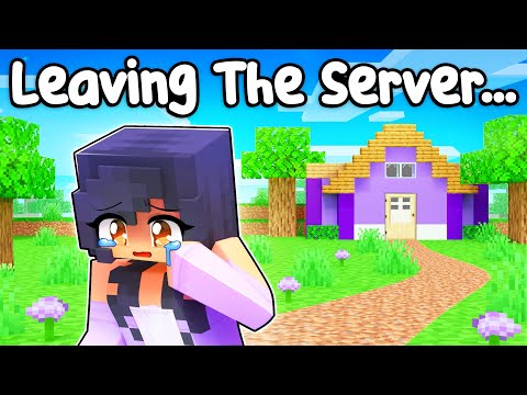 Aphmau Is LEAVING The SERVER in Minecraft!