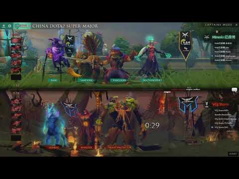 Mineski vs VGJ.Storm Game 2 | China Dota 2 Supermajor Group Stage Day 2