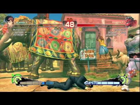 Mutaindolo [Fei Long] Vs andywuzc2 [Hakan] SSF4 AE Ranked Matches - PSN