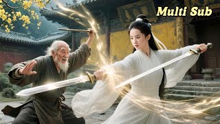 Download lagu Beauty saved a beggar, who taught her a legendary twin-sword Kung Fu! mp3