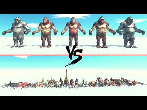 5x Goro The Giant Vs All Units ARBS | Animal Revolt Battle Simulator