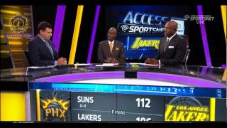 Jeremy Lin post game interview - Lakers vs Suns | 11.4.14