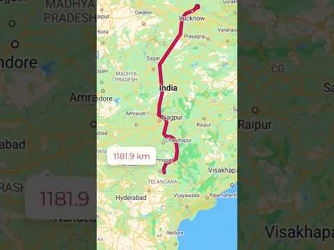 Distance between Lucknow to Chennai #imp #distancemeasurement #travel #panamacanal
