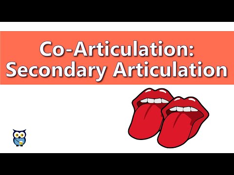 Co-Articulationː Secondary Articulation